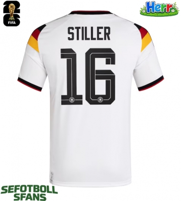 Tyskland Angelo Stiller #16 Hemmatröja VM 2026 Kortärmad